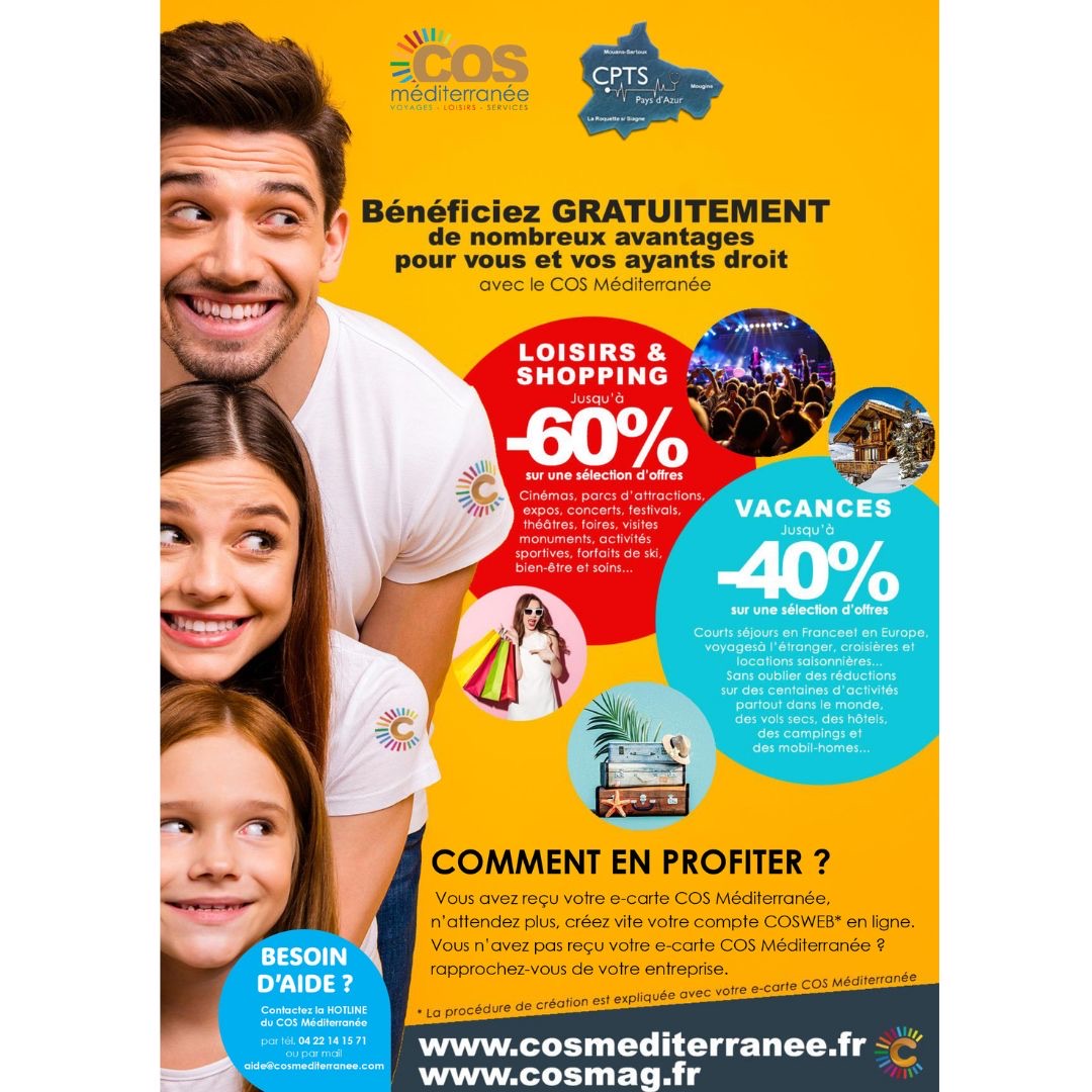 NOUVEAUTÉ 2026! Le COS MÉDITERRANÉE arrive au sein de notre CPTS