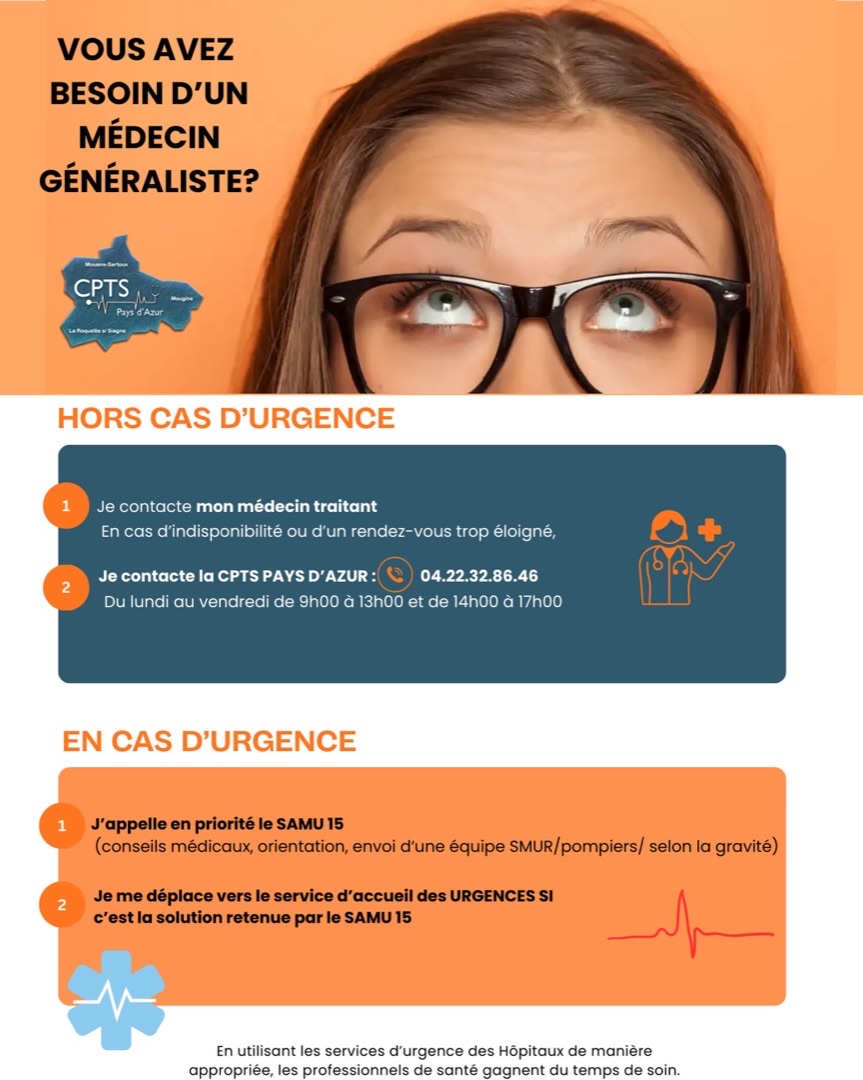 Vous recherchez un médecin généraliste ?