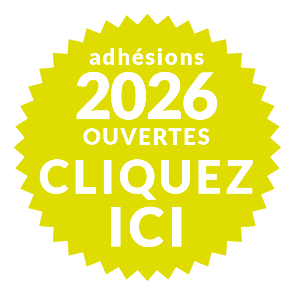 Adhésions 2026 ouvertes, cliquez ici